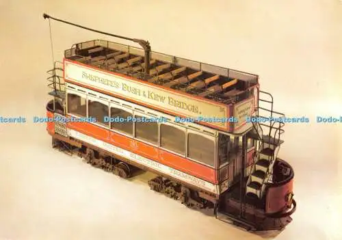 D065216 Modell London United Electric Tramcar Nr. 7. Erste Art von Elektro Tr