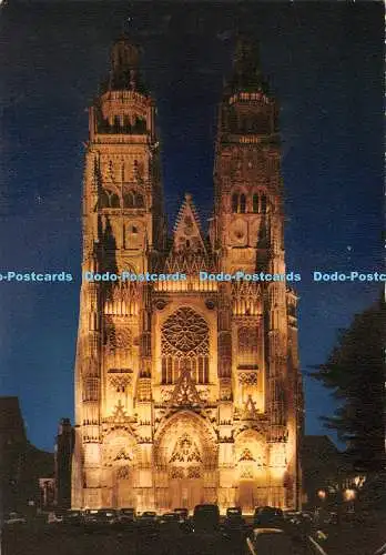 D067345 Touren. I. et L. La Cathedrale St. Gatien Illuminee. Cim