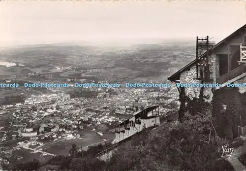 D064021 Lourdes. Vue prise de la gare superieure du Pic du Jer. Quinault. Yan