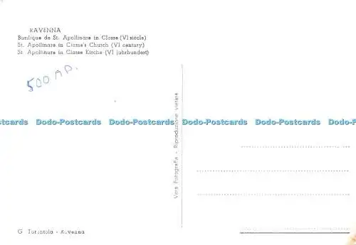 D064032 Ravenna. Basilica di S. Apollinare in Classe. VI secolo. G. Tarantola. R