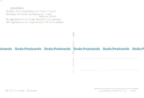 D064033 Ravenna. Basilica di Apollinare in Classe. VI Sek. G. Tarantola. RP