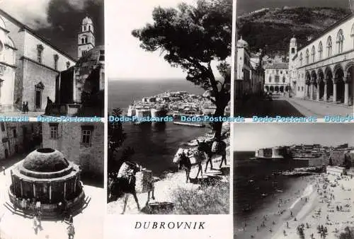 D067366 Dubrovnik. Fremdenverkehrsamt Putnik. D. Griesbach. Multi View. 1960