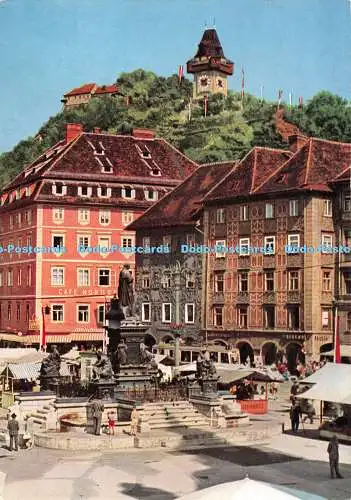D084126 Graz. Marktplatz. Pinguin. Karte Nr. 66