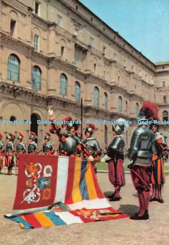 D084272 N.3. Citta del Vaticano. Guardie Svizzere. Il Giuramento. Giordani. Alm