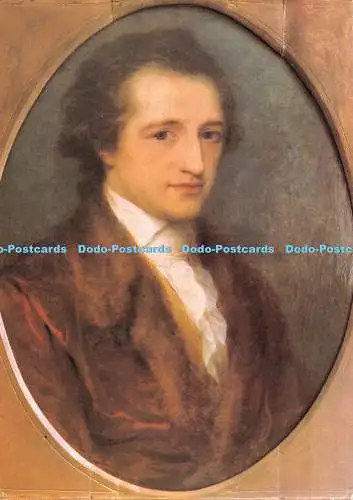 D084536 J. W. Goethe. Ölgemälde von Angelika Kauffmann. 1787 88. S. Geske. Wei