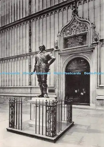 D086423 Bodleian Library. Oxford. Bronzestatue von Wilhelm Herbert. 3rd Earl of