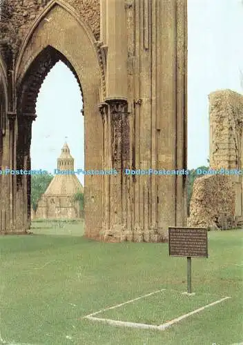 D086474 Standort des Grabes von König Arthur und der Küche der Äbte durch S. E. Arch. Glaston