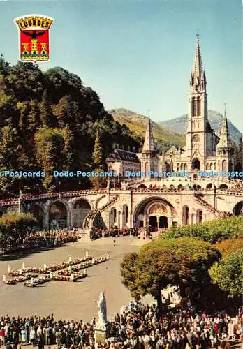D084704 253. Lourdes. Krank und Kreuzweg. Mexichrom. A. Doucet