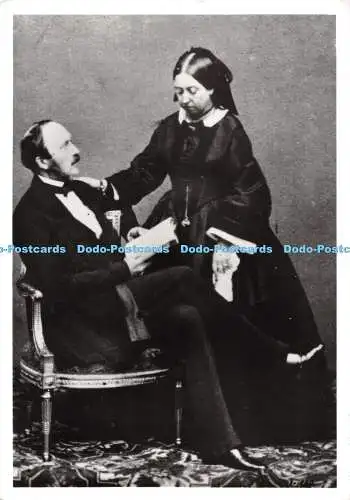 D086579 Queen Victoria und Prinz Albert. Mayall um 1860. Krone. Victoria und