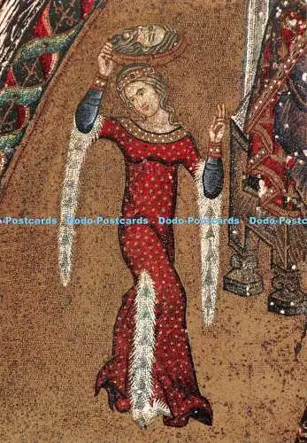 D084774 Venezia. Mosaik aus dem 14. Jahrhundert. Herodes Bankett. Salome tanzen. Ardo. Fot