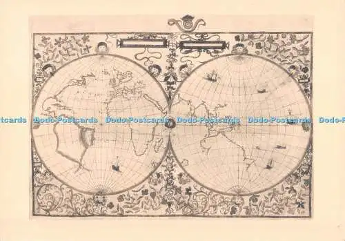 D084850 Set 7. 12. Welt. 1542 gezeichnet. John Rotz. Hydrograph an Heinrich VIII.