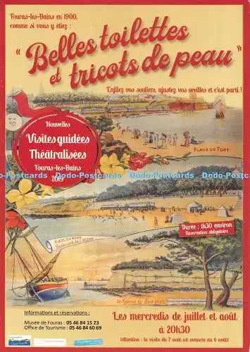 D086705 Belles toiletten et tricots de peau. 1902. La station balneaire se devel