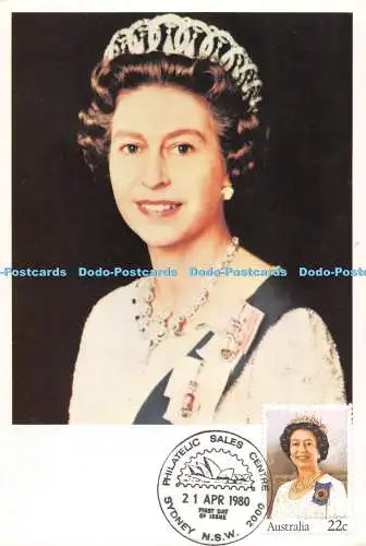 D084948 Queens Birthday. 1980. Queen Elizabeth II. N.S.W. Stamp Promotion Coun