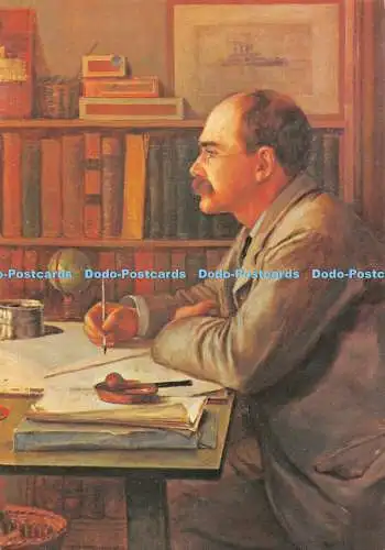D086823 Rudyard Kipling. 1865 1936. Sir Philip Burne Jones 1899. National Portra