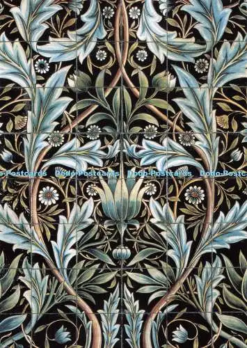 D086849 Fliesenplatte mit 66 Fliesen. W Morris. 1834 1896. William Morris. Board of Tr