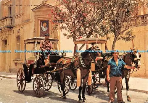 D088711 Malta. Karozzin. Malteser Cabs. Alfred Galea Zammit. Max Druckmaschine.