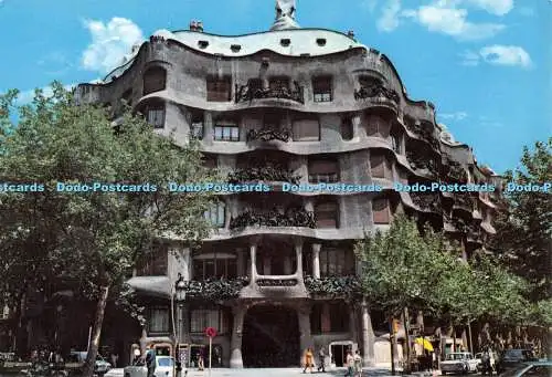 D088753 Barcelona. La Pedrera. Paseo Gracia Arquitecto. Gaudi. RO Foto. Otto Reu