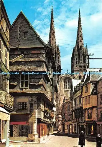 D085104 La Bretagne en Couleurs. Quimper. Rye Kereon. Art Jos. 1991
