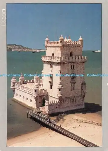 D086937 Lissabon. Turm von Belem. XVI Jahrhundert am Ufer des Flusses Tejo. Sofoto. F. Mo