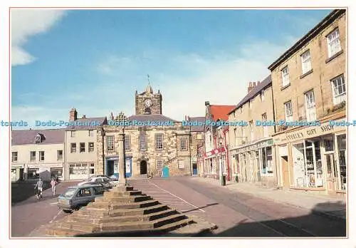 D087001 Northumberland. Alnwick. Das Marktkreuz und der Platz. J. Arthur Dixon. B