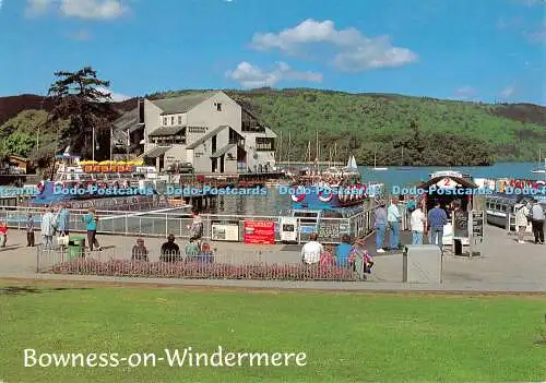 D088945 Bowness auf Windermere. Lake District. Die Promenade. J. Salmon. Cameraco