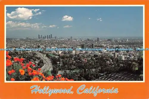 D087091 California. Hollywood. In dieser Ansicht sieht man den Hollywood Freeway auf