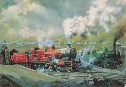 D087267 Settle. Carlisle Railway. um 1900. Midland Railway Verbundlok N