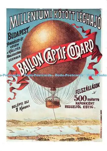 D085451 Ismeretlen. Ballon Captif Codard. Neray Katalin