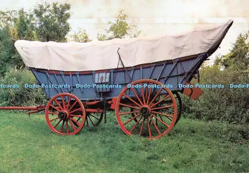 D089367 Badewanne. Das American Museum in Großbritannien. Claverton Manor. Conestoga Wagon.