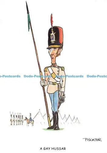 D085688 Ein schwulen Husar. Army Benevolent Fund. Piscator