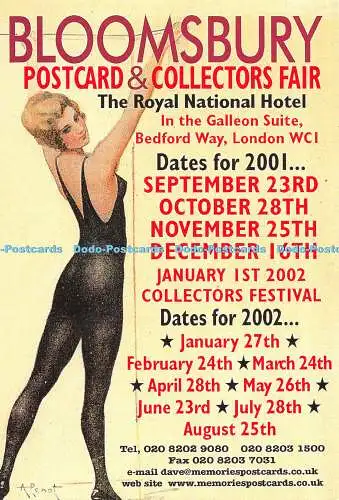 D085692 Bloomsbury. Postkarten und Sammlermesse. The Royal National Hotel. Tho
