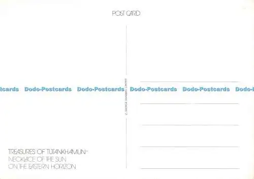 D085727 Schätze des Tutanchamun. Halskette der Sonne am östlichen Horizont. Ge