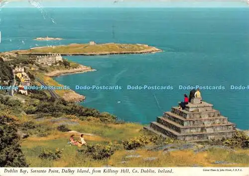 D087669 Irland. Dublin Bay. Sorrento Point. Dalkey Island von Killiney Hill. C