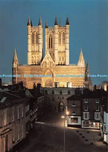 D085856 Lincoln Minster bei Nacht. Richter. C. 10070