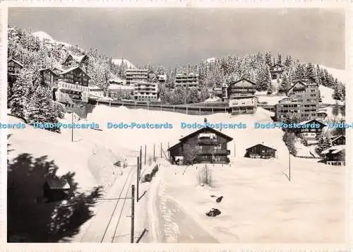 D092368 Arosa. Dorf. Willy. Postkarte
