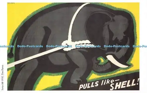 D089704 zieht wie Schale. Shell Poster. Serie. 10. Tom Purvis. 1930