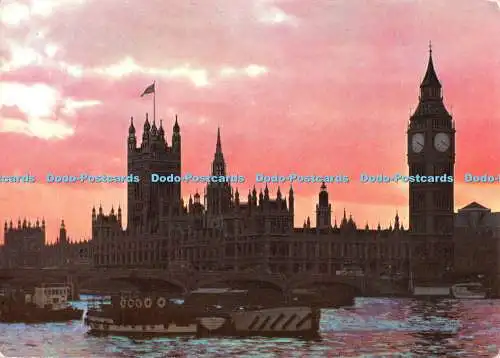 D089762 London. Abends in Westminster. J. Arthur Dixon