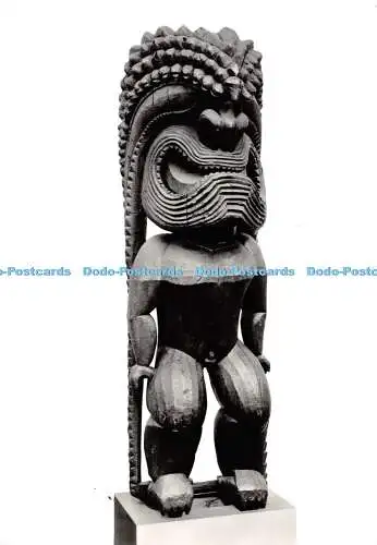 D086092 British Museum. Holzfigur von Kukailimoku. God of War. Hawaii. Anfang 19