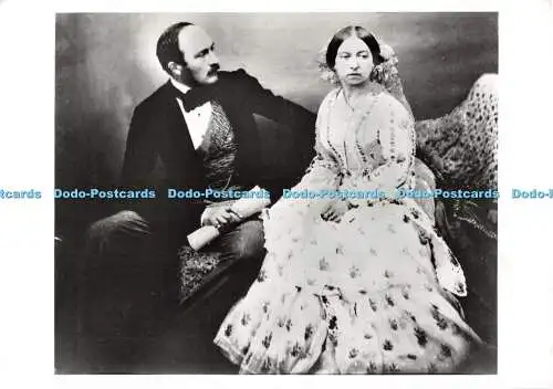 D091080 Queen Victoria und Prinz Albert. Roger Fenton 1854. Krone. Victoria