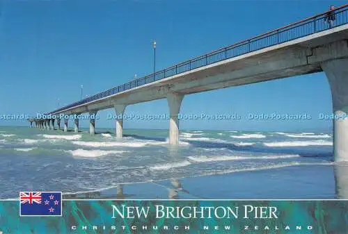 D087948 New Brighton Pier. Christchurch Neuseeland. Colourview Publikationen. Tr