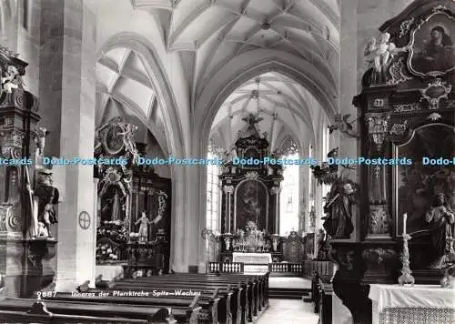 D092576 9687. Inneres der Pfarrkirche Spitz Wachau