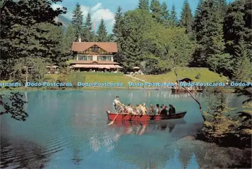 D089874 Blausee Berner Oberland. Blue Lake. E. Gyger und Klopfenstein