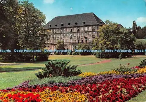 D0876 Bad Aachen. Quellenhof. Krüger. Postkarte