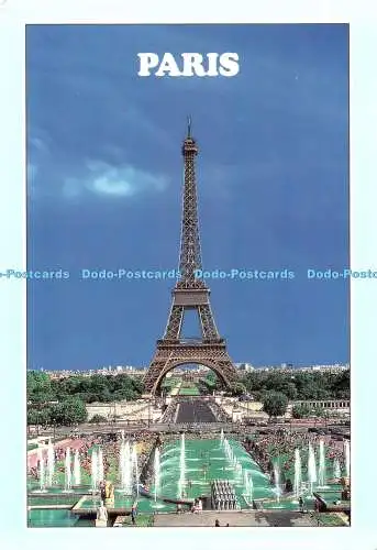 D086208 Paris. La Tour Eiffel. Siesta Karten. Dessin Graphique. Max Leser