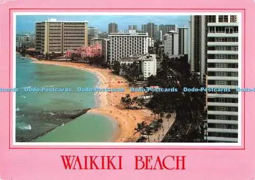 D091165 Waikiki Beach. Erinnerungen an Waikiki. Hotels. Royal Hawaiian. Kalakaua Ave