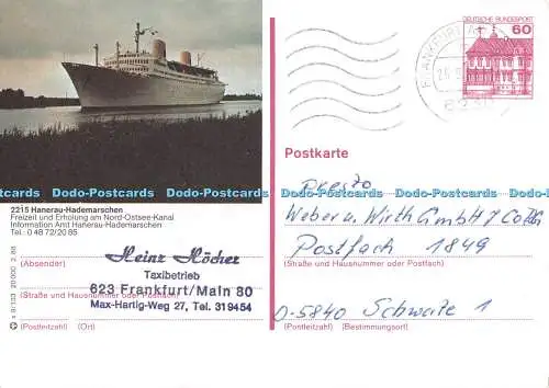 D092644 2215. Hanerau. Hademarschen. Freizeit und Erholung am Nord Ostsee Kanal