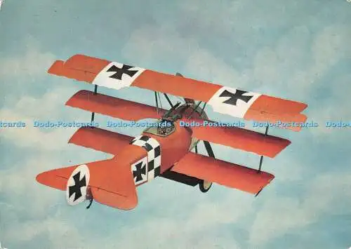 D092658 Fokker Triplane. 1917. Modell. Bekannteste Kampfflugzeuge der deutschen