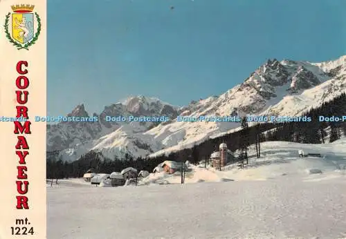 D090088 Courmayeur. Zanella Angelo. Casa del Ricordo. 1984