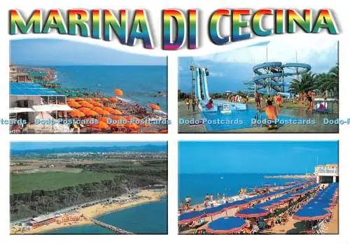 D088362 Marina di Cecina. LI. SA. AUTO. Officina Grafica Bolognese. Conc. S.M.A