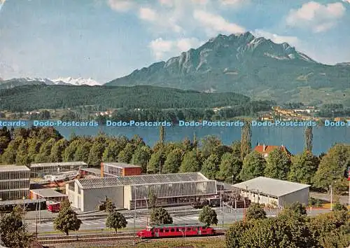 D090273 Schweizerisches Verkehrsinstitut. Das Verkehrsmuseum der Schweiz mit dem Berg Pila